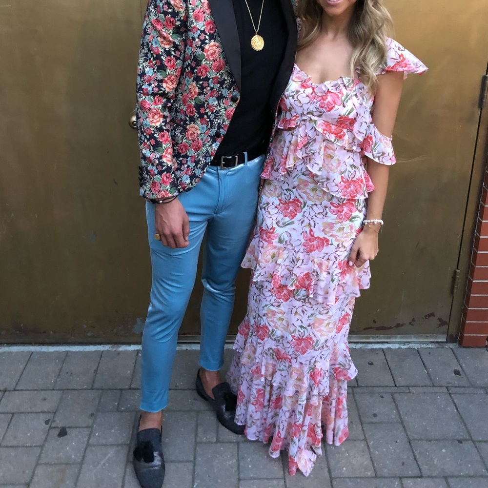 Floral Ruffle Maxi Dress - Picture 3 of 3